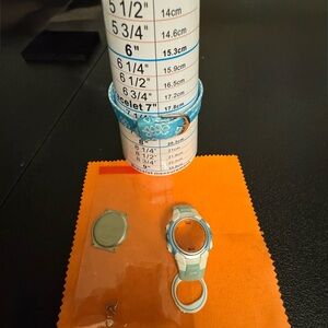 Timex 1440 Blue and White Smartwatch with flower band PARTS only